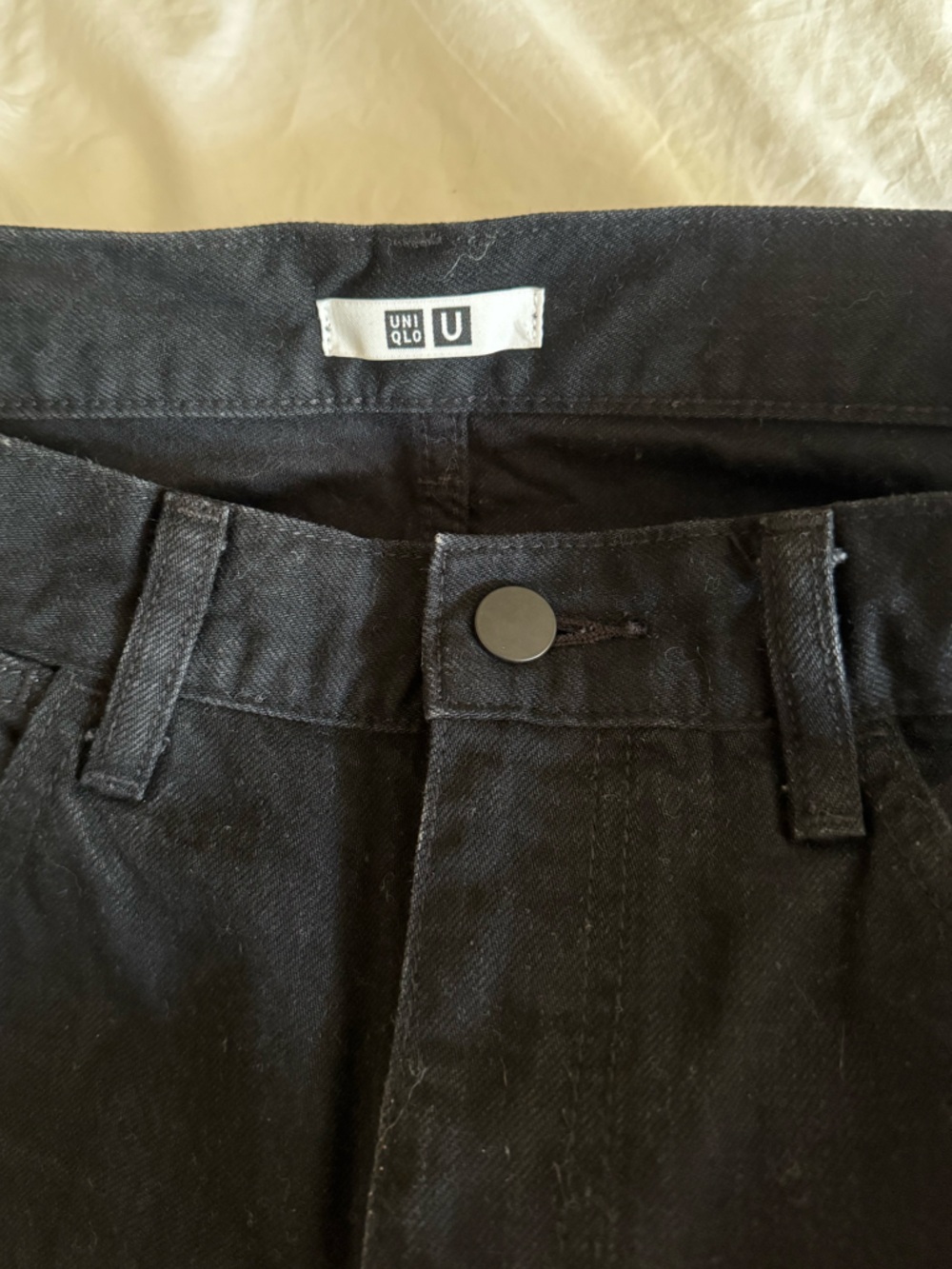 Uniqlo U Black Curve Denim Size 29. - Picture 4 of 4